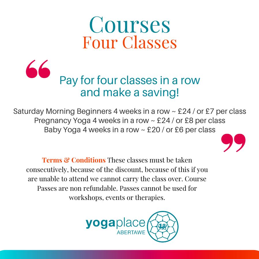 Yoga Place Four Class Course Pass