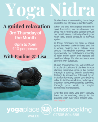 Monthly Yoga Nidra Yoga Place Abertawe