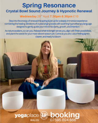 Spring Hypnotherapy Event with Eira Thomas Professional Hypnotherapy at Yoga Place Abertawe Wales