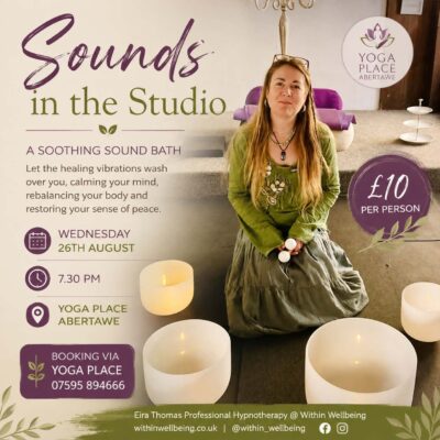 Sounds in the studio with Eira Thomas Professional Hypnotherapy